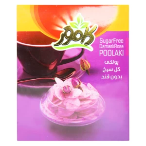 پولکی گل سرخ بدون قند کامور 150 گرم